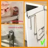 Porte serviettes acier inox brossé noir mat suspendu… – vue 6