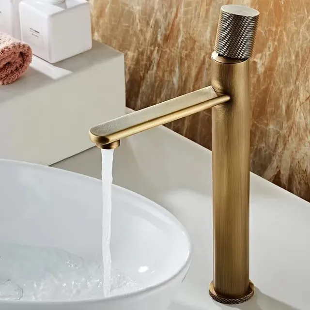 HOBasin-Robinet en laiton bronze antique – vue 5