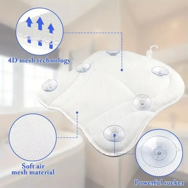 Oreiller de baignoire maison hôtel oreiller de bain 4D… – vue 3