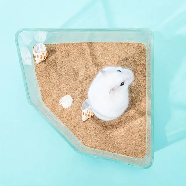 Baignoire transparente Anti-fuite pour Hamster – vue 3