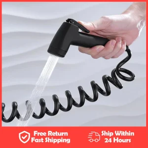 Tête de Bidet de Douche de toilette, tuyau portatif, Kit Shattaf sanitaire, Douche de toilette à main, robinet de Bidet, pulvérisateur, buse de Douche Tête de Bidet de Douche de toilette, tuyau portatif, Kit Shattaf sanitaire, Douche de toilette à main, robinet de Bidet, pulvérisateur, buse de Douche