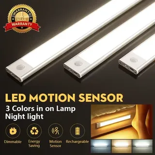 Capteur de mouvement armoire lumières Dimmable LED veilleuse sans fil…