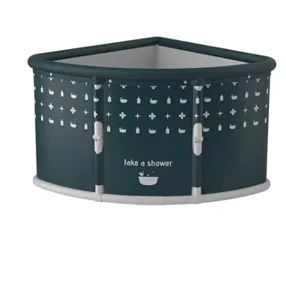 Baignoire triangulaire pliable boutonunique sansoutil autoportante…