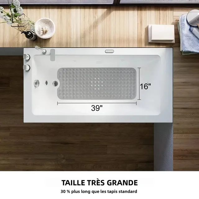 Tapis de baignoire pour baignoire de douche – vue 4