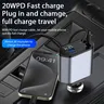 Chargeur de voiture rétractable 4 en 1 120W – vue 5
