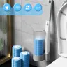 Nettoyeur de brosse de toilette jetable avec brosse de… – vue 3