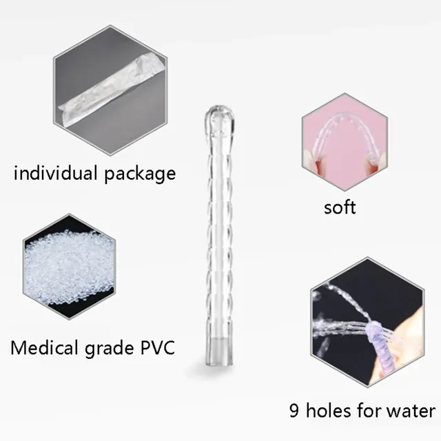 Douchette main silicone translucide filetage demi pouce… – vue 2