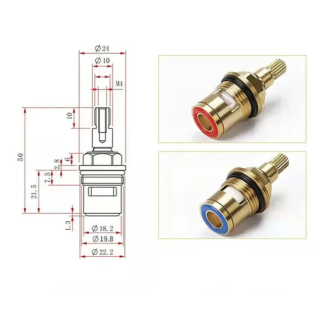 Valves de robinet de remplacement universelles – vue 5