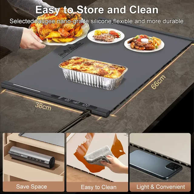Plaque chauffante électrique pour aliments – vue 4