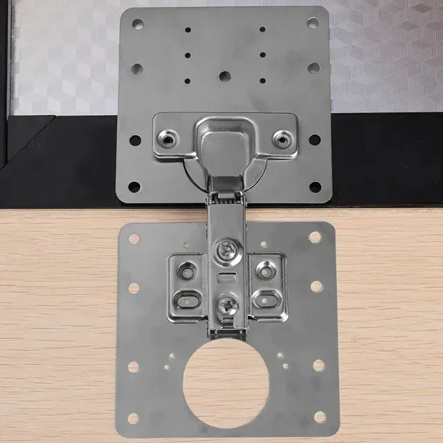 Kit de plaque de réparation de charnière d'armoire – vue 2