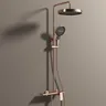 Système de douche de salle de bains Piano or Rose – vue 3
