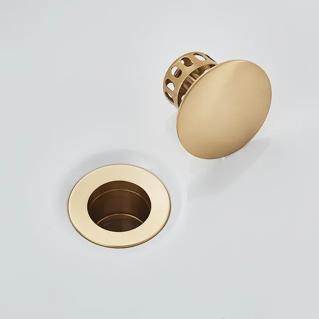 Bouton de vidange Pop-Up doré – vue 4