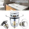 Bonde lavabo vidange évier clicclac chromée miroir plat… – vue 2