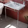 Lavabo sur pied pour salle de bain – vue 2