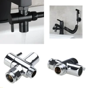 U13A Chrome plaqué douche douche tuyau dérivation