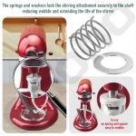 Ressort et rondelle pour centre commercial KitchenAid, protection et extension de la durée de vie, installation rapide, accessoires, 3.5 pintes à 7 pintes, 4 pièces