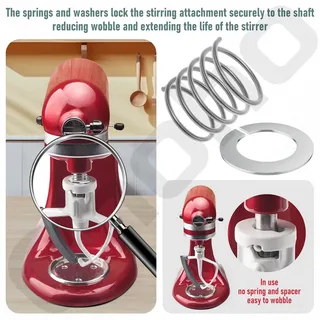 Ressort et rondelle pour centre commercial KitchenAid