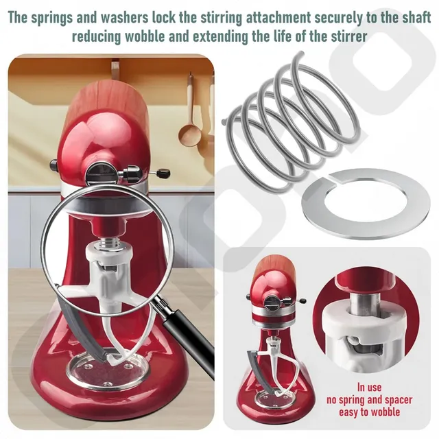 Ressort et rondelle pour centre commercial KitchenAid