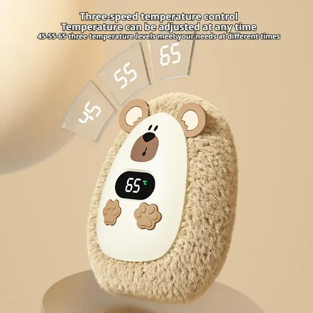 Chauffe-mains en peluche pratique 3 réglages de… – vue 5
