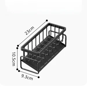 Étagère de rangement pour évier de cuisine, avec égouttoir, Installation d&rsquo;eau de vidange, organisateur d&rsquo;évier, étagère montée sur robinet pour accessoires de cuisine