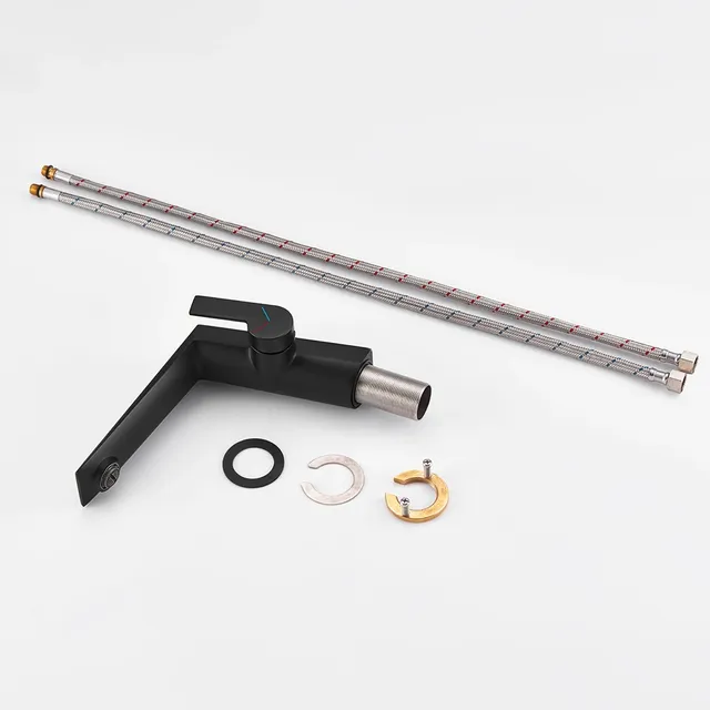 Robinet lavabo mitigeur monocommande nickel brossé… – vue 7