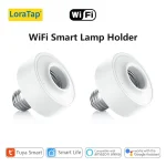 LoraTap Tuya WiFi support de lampe ampoule vie intelligente App télécommande minuterie travail Google Assistant Alexa