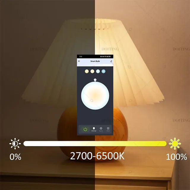 Smart Life Tuya WiFi E27 ampoule LED lumières App… – vue 5