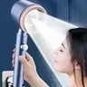 Pommeau de douche haute pression à grand panneau réglable – vue 2