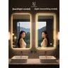 Miroir de salle de bain intelligent LED miroir de salle… – vue 2