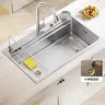 Évier de cuisine à encastrer en acier…