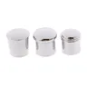 Capuchons embouts cylindriques chromés finition miroir… – vue 2