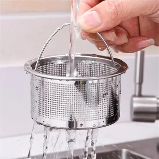 Filtre évier acier inoxydable renforcé perforé poignée ergonomique…