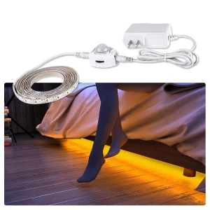 Détecteur de mouvement LED sous-meuble lumière 1m 2m 3m 4m 5m 12V Flexible PIR veilleuse cuisine armoire lit éclairage IP65 étanche