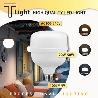 Ampoule LED AC 110V 220V E27 lampe à LED 20W 30W 40W 50W Lampada…