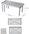 Armoire étagère de rangement support cuisine comptoir… – vue 2