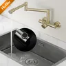 HuNiu robinet de cuisine pliant en acier inoxydable 304 – vue 3