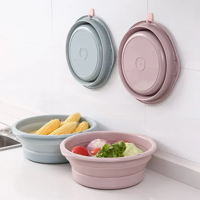 WIKHOSTAR bassin pliant Portable lavabo pliable seau… – vue 4