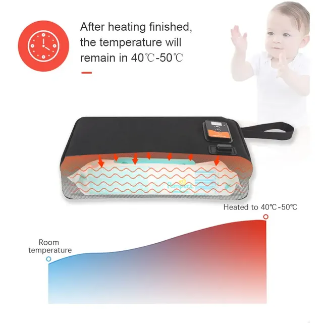 Chauffe lingettes portable bébé grande capacité… – vue 4