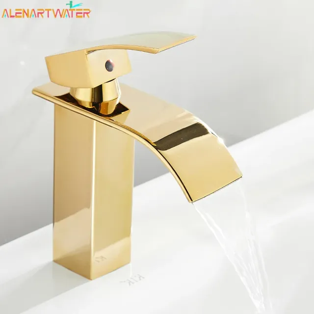 Robinet de lavabo cascade de salle de bains – vue 2