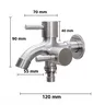 Robinet à Double sortie 1/2 " – vue 2