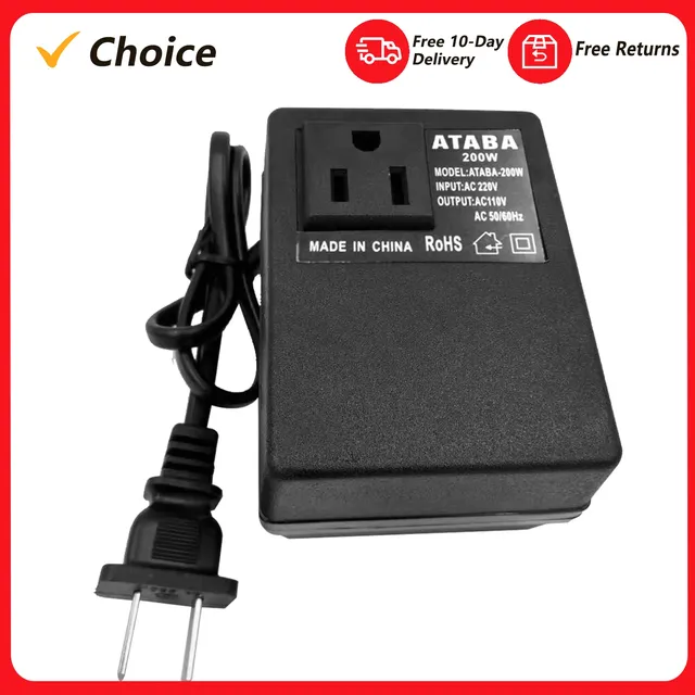 Transformateur abaisseur tension 220V 110V compact…