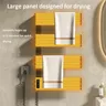Porte-serviettes électrique chauffe-serviettes de salle… – vue 3