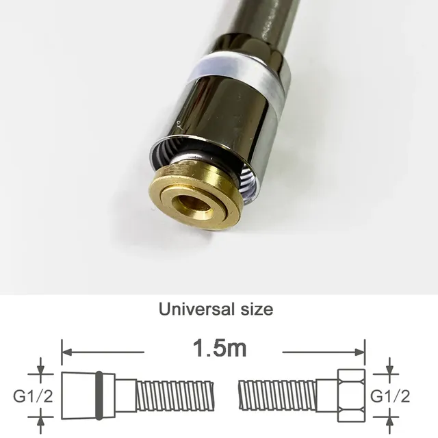Tuyau de douche 1.2m 1.5m 2m – vue 6