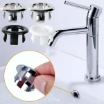 Anneau de trop-plein de trou d&rsquo;évier de ark, bouchon creux rond en plastique, garniture de remplacement HOInsert de cuisine, bouchons de vidange de bain, 1 pièce, 2 pièces, 4 pièces