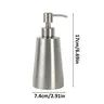 Distributeur de savon liquide en acier inoxydable de 350ml – vue 6