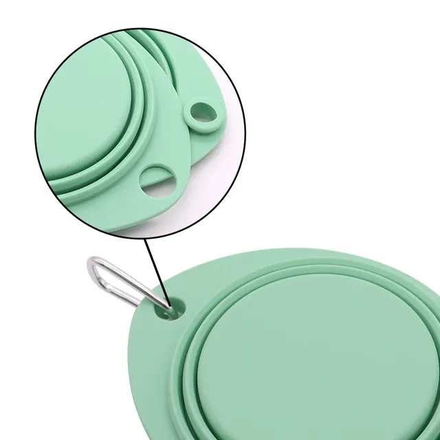 Gamelle pliable en silicone pour chien – vue 3
