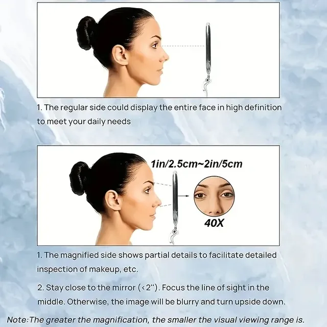 Miroir à main de beauté – vue 3