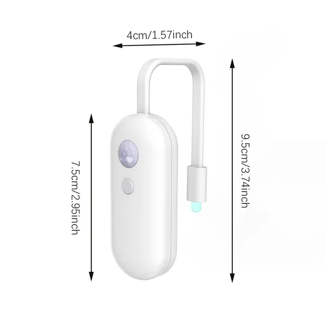 Lampe toilette détecteur mouvement automatique nocturne… – vue 4