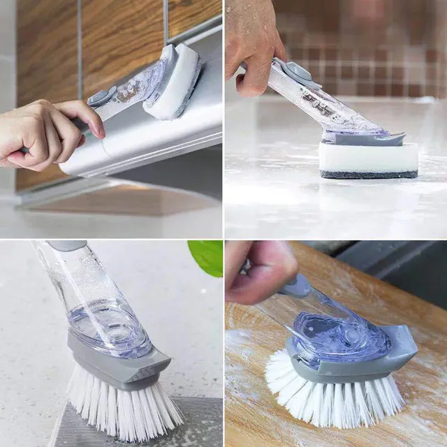 Brosse de lavage de casseroles de cuisine – vue 3