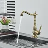 Robinet de cuisine en laiton antique – vue 6